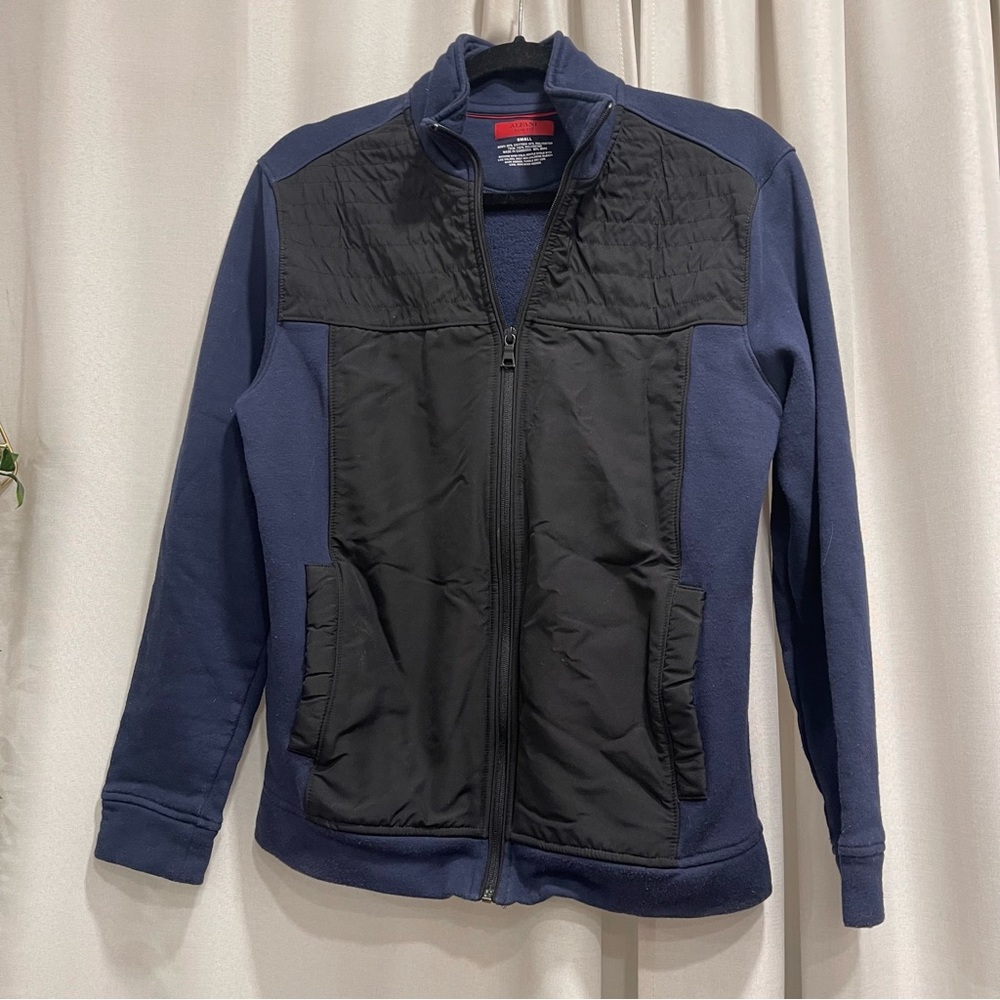Padded Warm Zip Up Sweatshirt